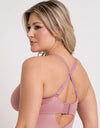 Scantilly Stretch Lace Bodysuit Dusty Rose