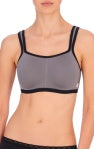 Natori Yogi contour convertible sports bra black/gray