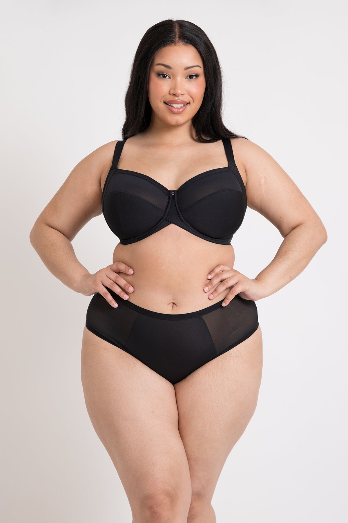 Curvy Kate Wonderfully Side Support Black