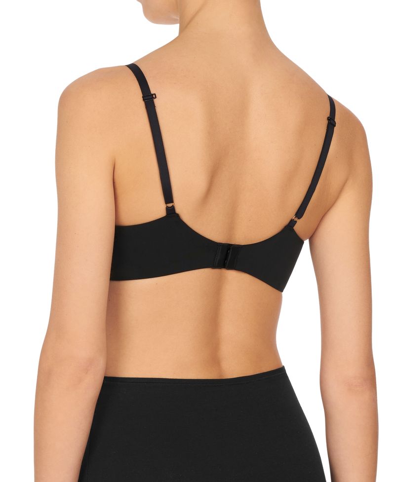 Black Minimal Convertible Push Up Bra