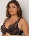 Curvy Couture Plunge T-Shirt Bra Chantilly