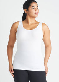 2-Way Shaping Tank Seamless White