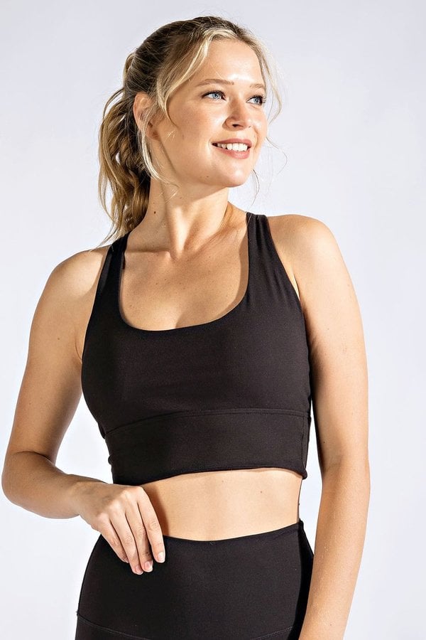 Black Sports Bra