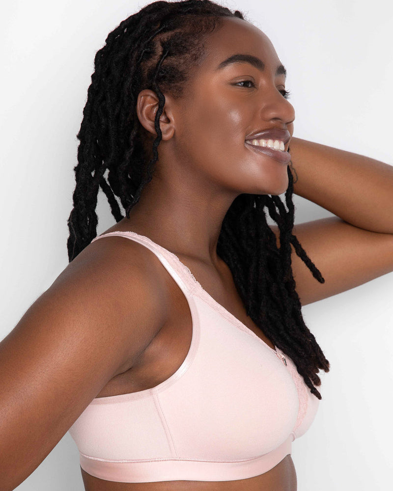 CurvyCouture Cotton Lux Wireless Bra