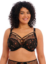 Elomi Sachi Black Butterfly Plunge Bra