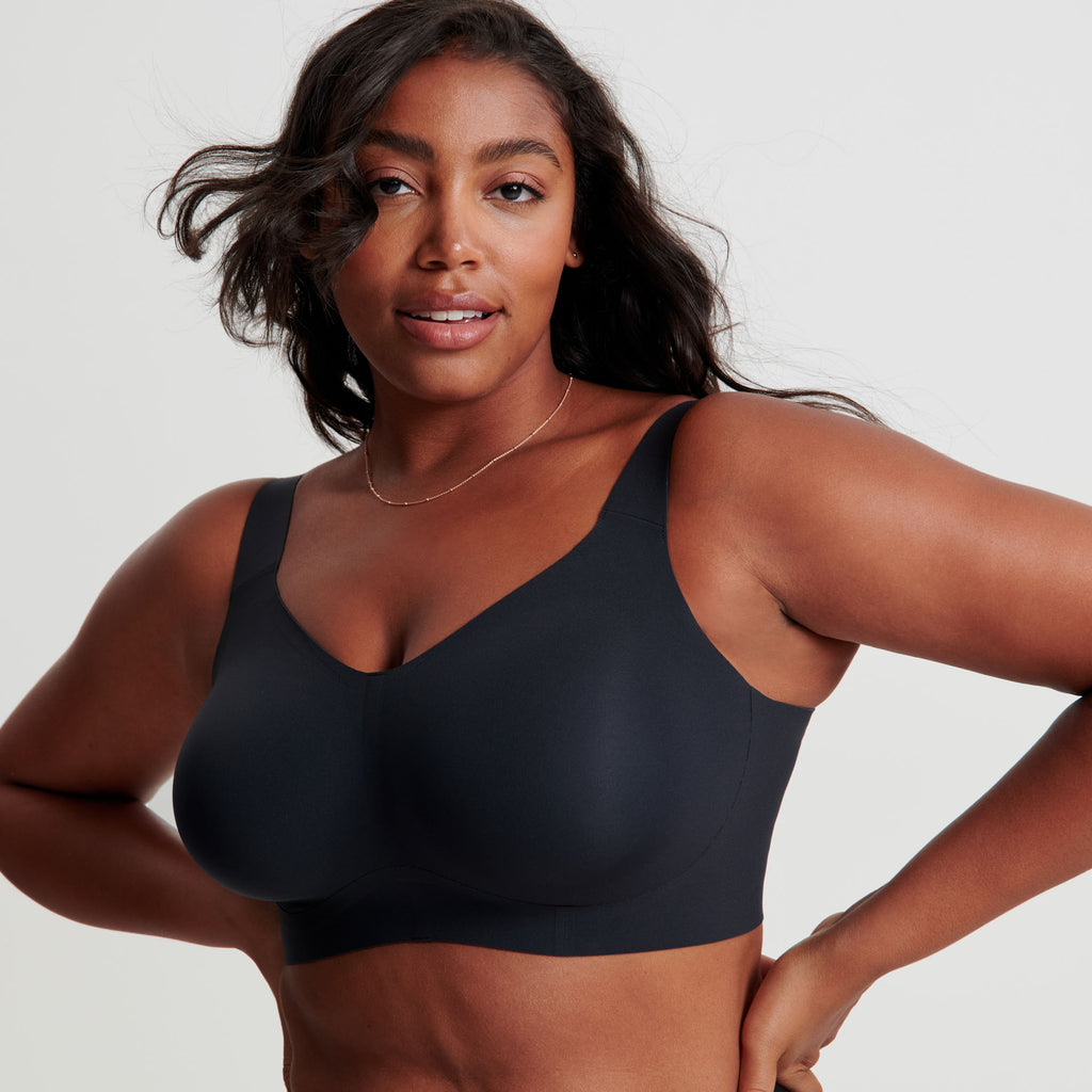 ロピア 爆買い Beyond Bobbie and Evelyn Bra Hart Shapely – Onyx Black 大判
