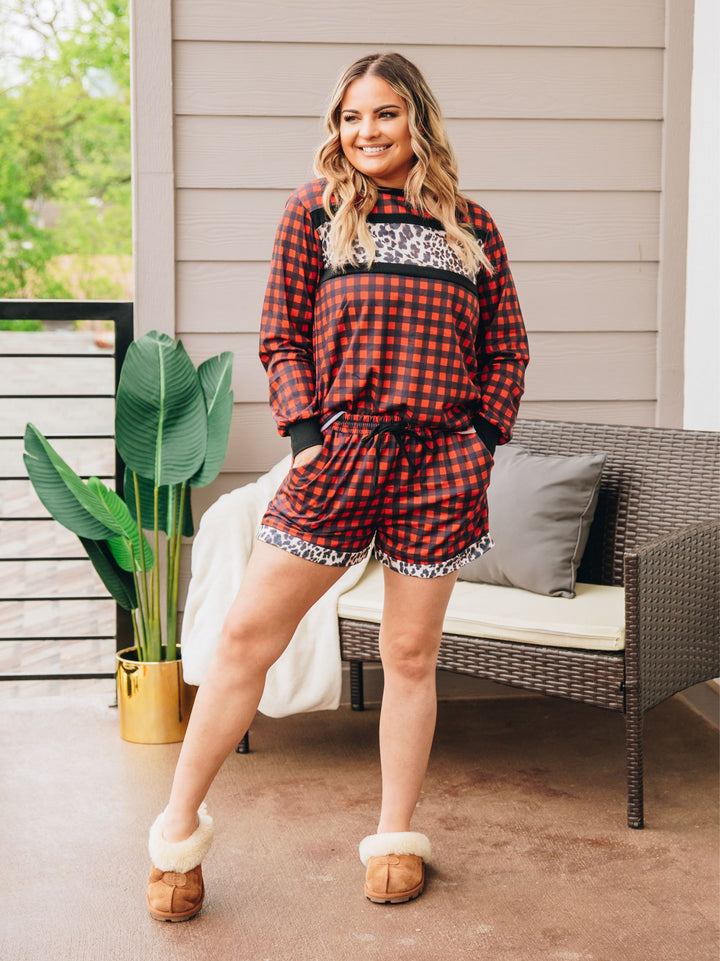 Stylin' in Buffalo Plaid Loungewear