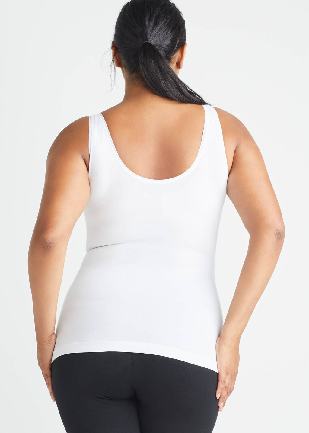 2-Way Shaping Tank Seamless White